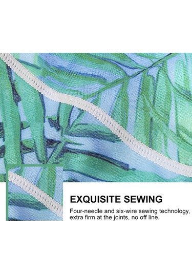 Paıyıge Kadın Baskılı Papağan Hk56 Yoga Pantolon Yeşil