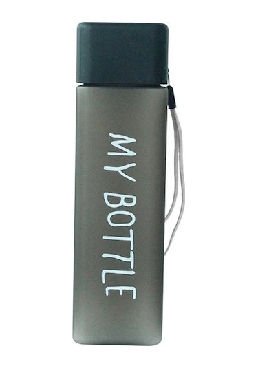 Tcherchı Kapaklı Küçük Kare Plastik Su Bardağı Taşınabilir Sızdırmaz Beyaz Iw5tj5 Black