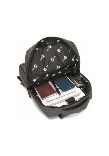 Lecoo Bg01 15,9 İnç Laptop Bölmeli Çok Fonksiyonlu Sırt Çantası Siyah