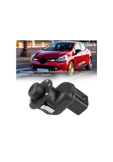 Springsun Renault Clio Iıı/laguna Iı/megane 2/scenic 2/kangoo İçin Elektrikli Ayna Kontrolü Ve Katlama Fonksiyonlu Anahtar - Oe:109014,8200109014
