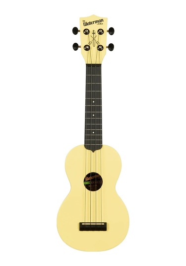 Kala Waterman Recycled Soprano Ukulele Starlight Yellow - Glow In The Dark