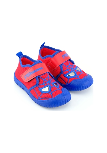 Gezer Erkek Çocuk Yazlık Keten Rahat Taban Tek Cırt Cırtlı Ayarlanabilir Ev Bahçe Okul Kreş Günlük A Kırmızı