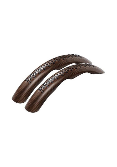 Novahub Kahverengi Karbon Fiber Abs Direksiyon Kılıfı - 38 Cm Evrensel Araba Direksiyon Takviye Kapağı Kahverengi