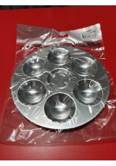 Rich Art-x Palet Yuvarlak Küçük Paslanmaz Metal 7gödeli 13,5cm