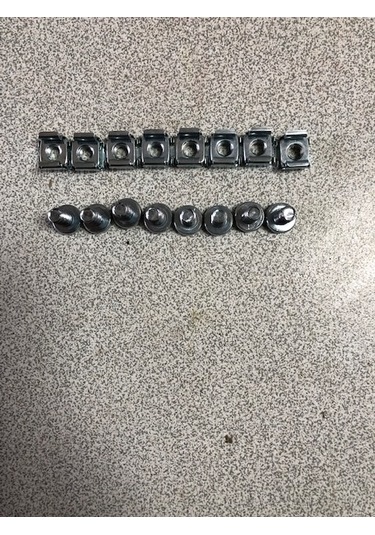 Rack Kabinet Server M6 Kafes Somun ve M6 Vida 8 Adet