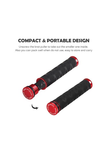 Jeemson Büyük Boy Kırmızı Metal + Kauçuk Teli Sıkma Aleti - Gt Ve Fg Düğümü İçin Tension Aracı