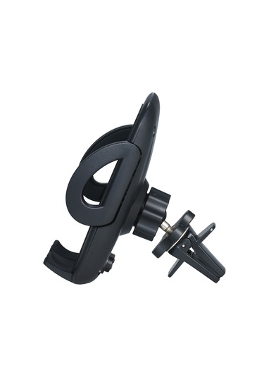 Ranyeek Siyah Araba Klima Tabanı Telefon Tutucu - 360 Döner, Tek Tuş Açılabilir, 4-6 İnç Telefon Uyumlu, Sabit Ve Güvenli Siyah