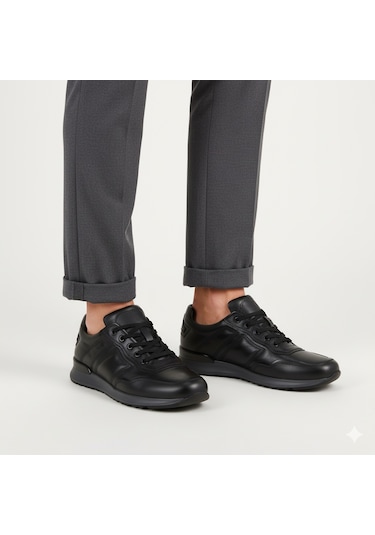 Libero 5713 Hakiki Deri Erkek Ayakkabı Siyah