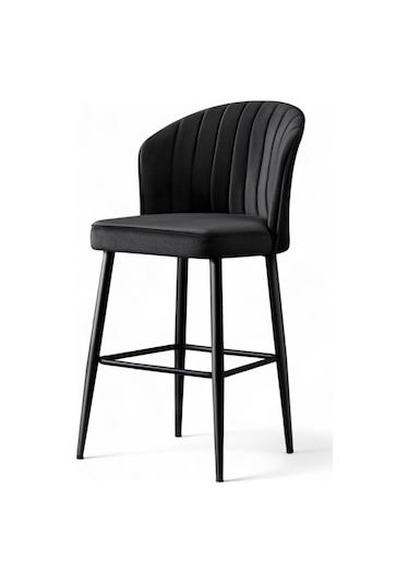 Mymassa Rubi Bar Sandalyesi Siyah