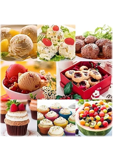 Lüx Paslanmaz Çelik Dondurma Helva Ve Kurabiye Kaşığı 22cm GÜmüş