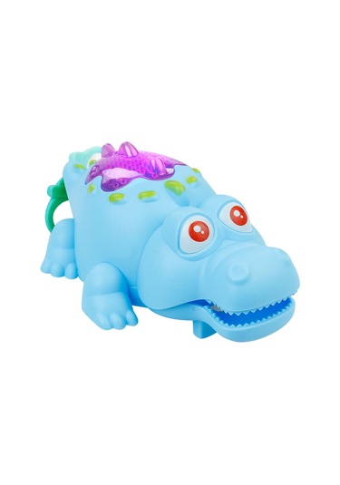 Cosby Kurmalı Işıklı Neşeli Timsah - Mavi