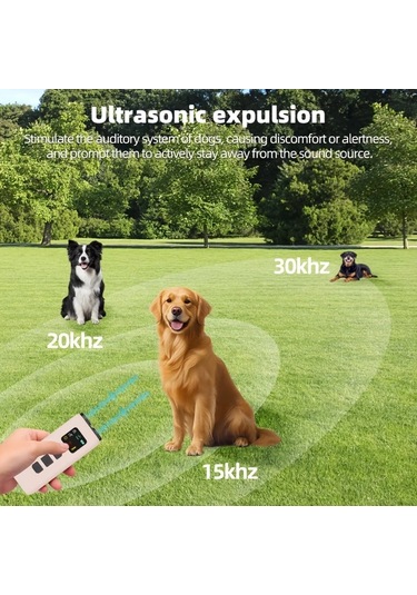 Willowhaven Army Green Ses Dalgası Teknolojili El Tipi Köpek Eğitim Cihazı Havlama Önleyici