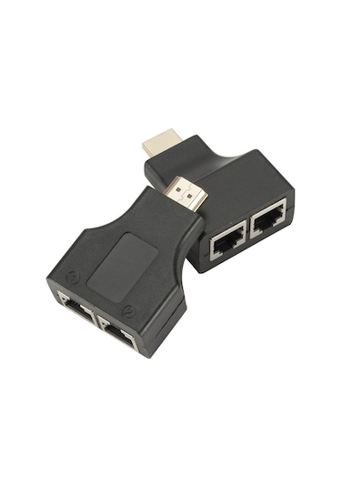 Powermaster Fully Hdmi To Rj45 Cat6 Extender 30Metreto Rj45 Cat6