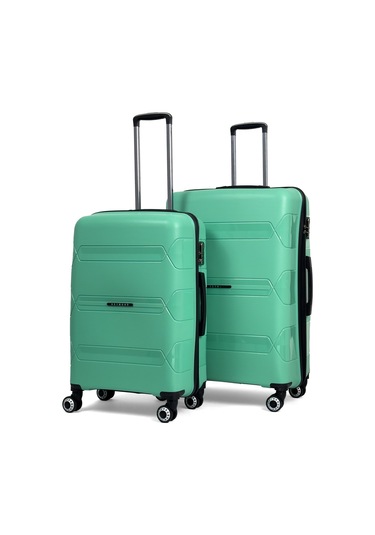 Lucas Polipropilen Kırılmaz Valiz, Orta Boy&büyük Boy Su Yeşili
