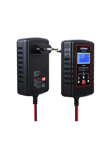 Uc-c120201a Siyah 6/12v 2a Led Göstergeli Akü Şarj Cihazı
