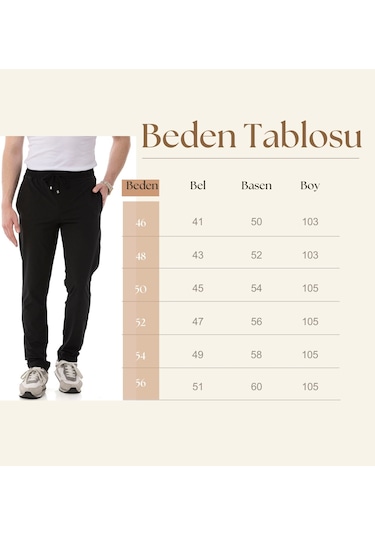 Monox Erkek Slim Fit Likralı Jogger Pantolon Bej