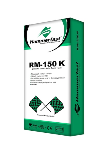 Tamir Harcı, Kalın, Rm 150, 25 Kg, 1 Palet 60 Adet