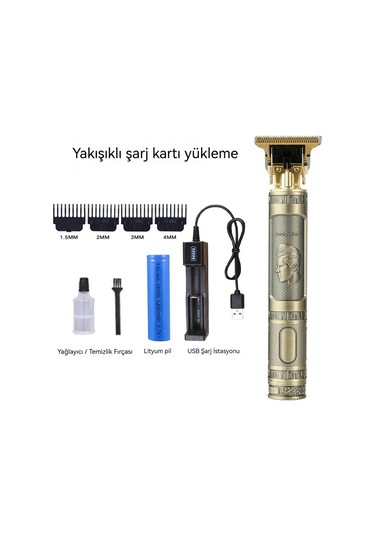 T9 Elektrikli Saç Kesme Makinesi Elektrikli Pusula Elektrikli Pusula Güzel Çocuk Şarj