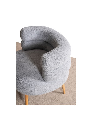 Barel Özel Tasarım Çay Seti Koltuk Takımı,berjer Ve Puf Ofis Balkon Cafe Bahçe Salon Mobilyası 3 Lü Takım Gri Gri