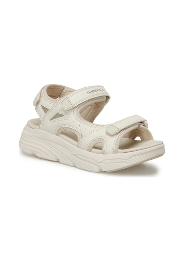 Lumberjack Gena Yüksek Taban Cırtlı Plaj Kadın Sandalet 667800001286 14 Bej Bej