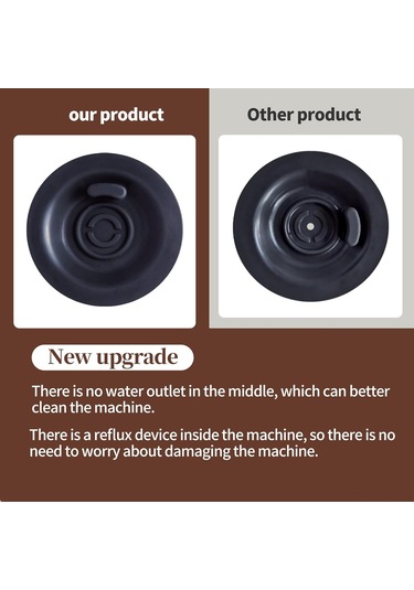 Fosenze 54mm Silikon Espresso Makinesi Temizlik Y垫片i - Ters Akışlı, Kahve Artıklarını Temizler, Uyumlu Modeller İçin Koyu Gri