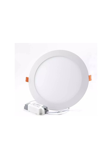 Alles 15w Beyaz 6500k Sıva Altı Yuvarlak Led Panel Beyaz