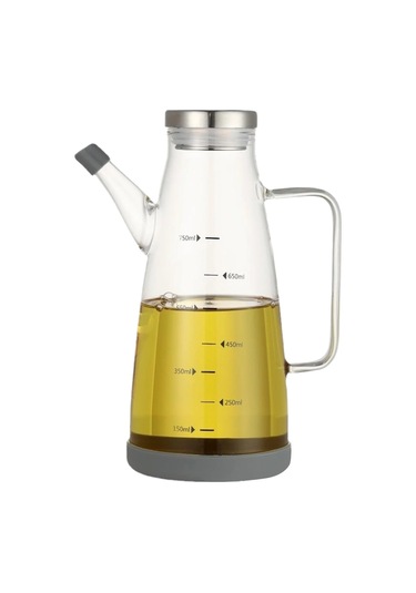 Mutfak Baharat Kabı İçin Kilitli Tazelik Dökme Borulu Yağsız Cam Şeffaf