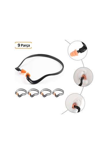 Venoa Vsf400 Ses Ve Gürültü Önleyici Kulak Tıkacı Taç Tipi 5 Adet