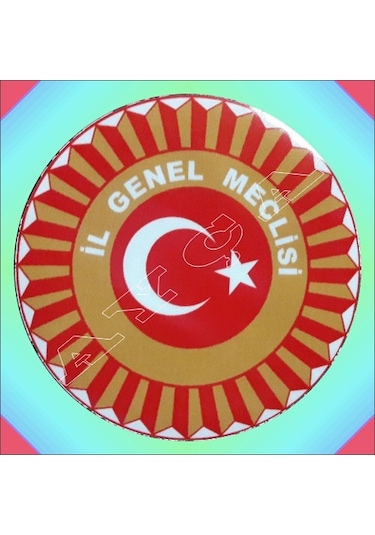 Il Genel Meclisi Araç Stikiri Çok Renkli