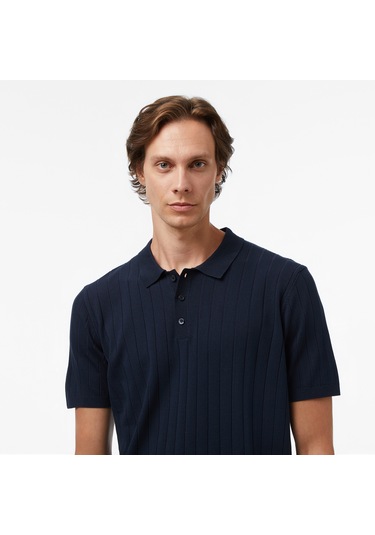 Nautica Erkek Lacivert Classic Fit Kazak Düz S57307t Lacivert