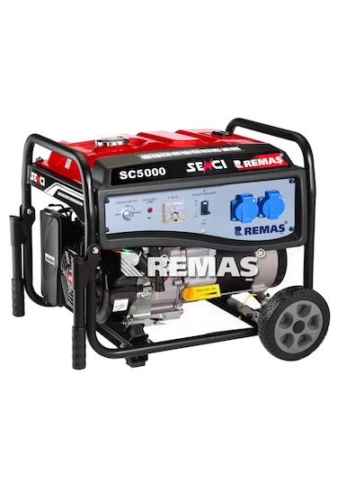 Senci Sc 5000 İpli 5 Kva Monofaze Benzinli Jeneratör