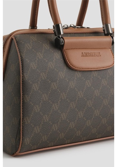 Armine Çanta Noktalı 25yd7396 Kahverengi Kahverengi