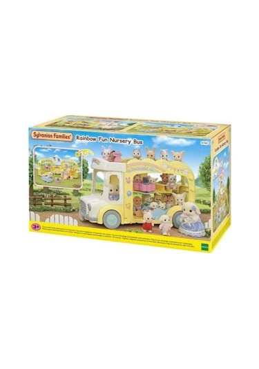Adore Oyuncak Sylvanian Families Gökkuşağı Anaokulu Otobüsü 5744 Hayvanlar