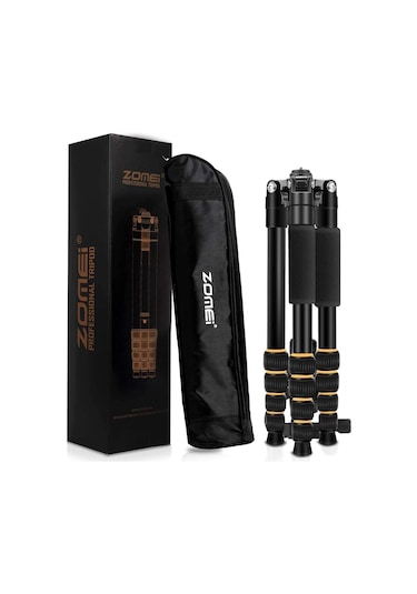 Zomei Q666 Profesyonel Tripod-Yüksek Işçilik Kalitesi