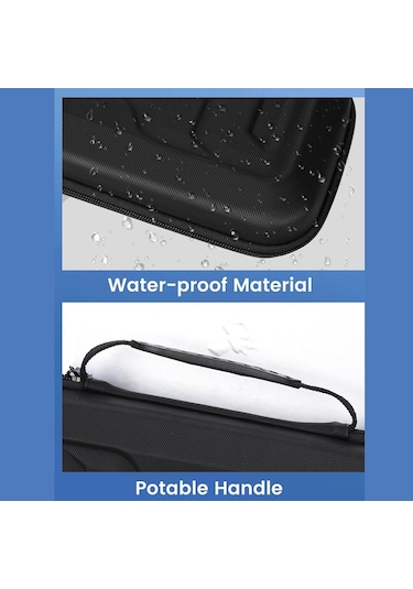 Sony Playstation Portal Taşınabilir Oyun Konsolu Saklama Çantası Kitleri İçin Siyah