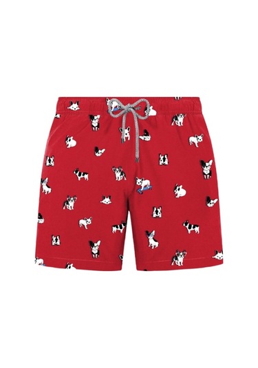 John Frank Erkek Mayo Şort jfsssw100-f-bulldog-burgundy-17757 001