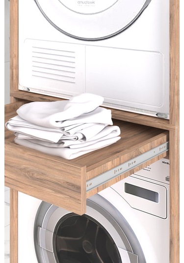 Arya 70 Cm Çamaşır Ve Kurutma Makinesi Dolabı - Dorado