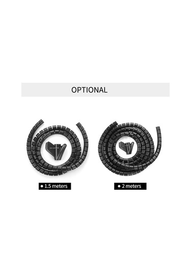 Samdoo Kablo Düzenleyici Tüp - 1.5/2 Metre Pe Malzeme İle Ev Ve Ofis Kablolarını Toplama