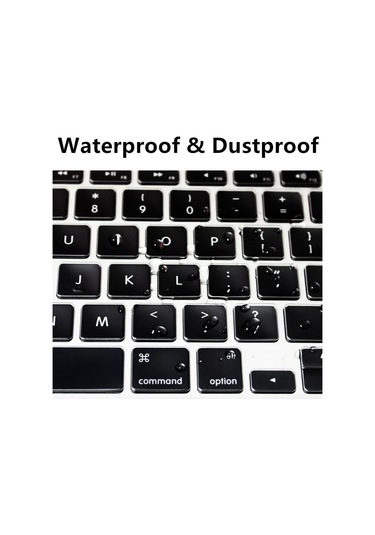 MacBook Uyumlu Pro 13' 2020 A2338 (M1) Silikon Klavye Koruyucu Touchbar