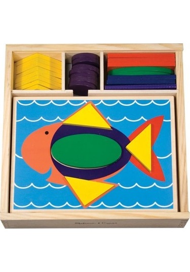 Melissa&Doug Ahşap Oyuncak Şekil Bulmaca