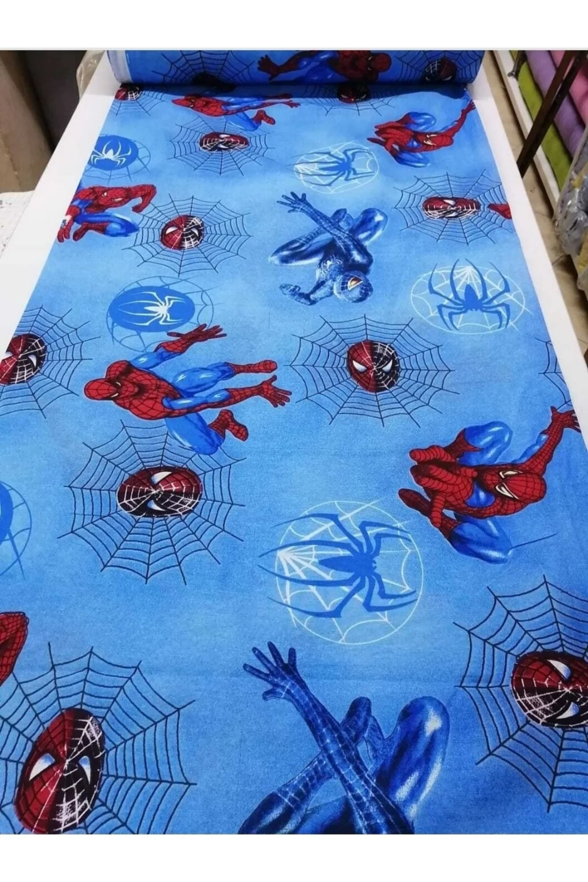 Ranforce Metrelik, Nevresimlik Kumaş - 100x240 Spiderman
