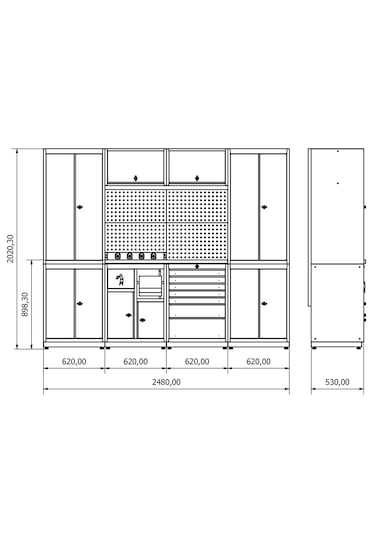 MT-1012 Modüler Çalışma Tezgahı -