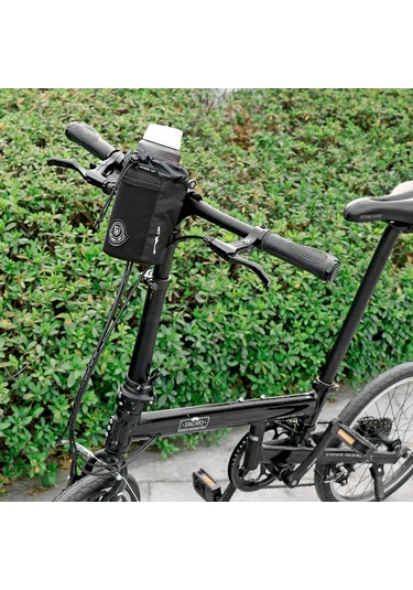 Wheel Up Sh006 Bisiklet Gidon Sapı Çantası Bisiklet Su Şişesi Tutucu - Siyah