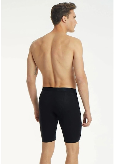 Tutku Elit 1253 Erkek Elastan Likralı Uzun Boxer 12 Adet 001