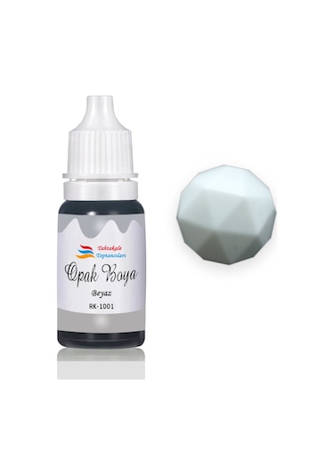 Epoksi Reçine Opak Boya Pigment Opak Epoksi Boyası 20 Ml Beyaz - 1001