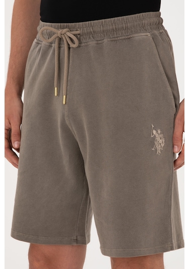 U.s. Polo Assn. Erkek Vizon Şort Örme 50298037-vr052 Vizon