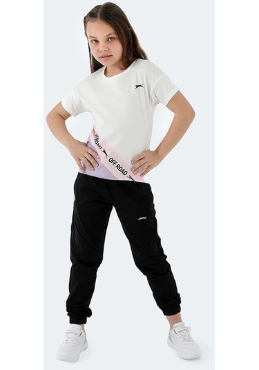 Slazenger PINA Çocuk  Beyaz Tişört