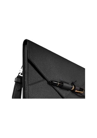 Montblanc Orta Boy Zarf Kapaklı Defter Kılıfı 137127 Siyah
