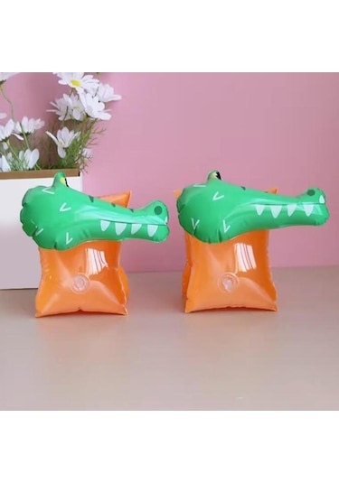 Ganzhoushop Yüzme Kolu Havuzu Şişme Renkli Bantlı Çocuk Güvenliği Çok Renkli