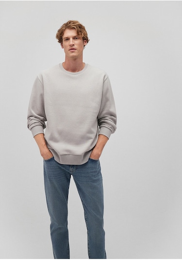 Mavi - Bisiklet Yaka Gri Basic Sweatshirt 0s10276-81582 Gri